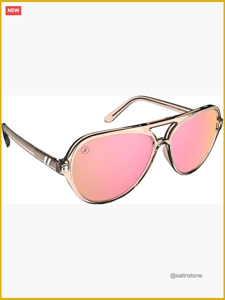 Polarized Aviator Sunglasses With Wrap-Around Silhouette, 100% Uv Protection,